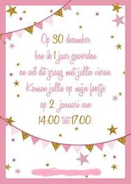 12 Ideeen Over Kaartje Uitnodiging Verjaardag Uitnodigingen Eerste Verjaardag Uitnodigingen