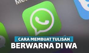 Maybe you would like to learn more about one of these? 4 Cara Membuat Tulisan Berwarna Di Chat Whatsap