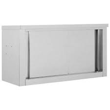 4.6 out of 5 stars 135. Kitchen Wall Cabinet With Sliding Doors 90x40x50 Cm Stainless Steel