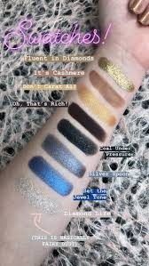 Too Faced Pretty Rich Diamond Light Eyeshadow Palette Swatches Eye Makeup Glitter Eyeshadow Palette Glitter Face