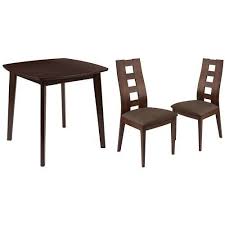 Flash Furniture Cranston 3 Piece Espresso Wood Dining Table Set With Window Pane Back Wood Dining Chairs Wood Dining Table Dining Table Dining Table Setting