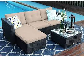 And thanks to these plans, you can make yourself a cheap couch in a couple of hours. Amazon Com 3 Piece Outdoor Furniture Sectional Sofa Patio Set With Upgrade Rattan Wicker Beige Low Back Design Furniture Decor
