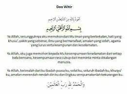 Tidak ada larangan terkait dengan waktu pelaksanaan sholat witir sesudah sholat isya' tanpa sholat tahajud terlebih dulu. Doa Selepas Solat Sunat Witir Pray Quotes Solat Cara Solat