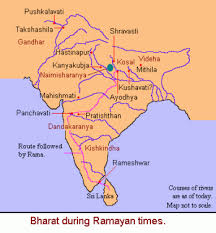 Map Of India During Ramayana And Mahabharata