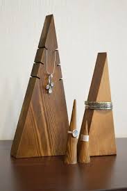 Set Of Wooden Jewelry Organizer Stand Ring Tree Boho Bedroom Etsy Boho Jewelry Stand Wooden Jewelry Stand Wood Jewelry Display