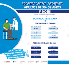 Nacional así puedes registrarte para recibir la vacuna covid si tienes entre 50 y 59 años este grupo de edad podrá vacunarse a partir de la primera semana de mayo. El Carmen Nuevo Leon Posts Facebook