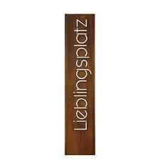 Stilvolle ambiente für haus & garten. Schild Lieblingsplatz Garten Deko