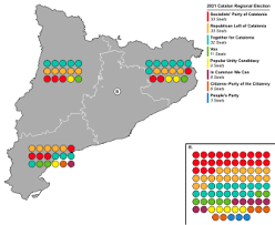 The bbc's election 2021 results programme will kick off at 09:00 bst on friday and run until 22:00 bst on the bbc news channel and bbc iplayer. 2021 Catalan Regional Election Wikipedia