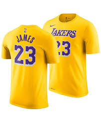 These lakers t shirts are available in distinct varieties starting from trendy, casual ones to formal alibaba.com features these stunning and comfy lakers t shirts in numerous styles, designs, colors. Nike Men S Lebron James Los Angeles Lakers Icon Player T Shirt Reviews Sports Fan Shop By Lids Men Macy S