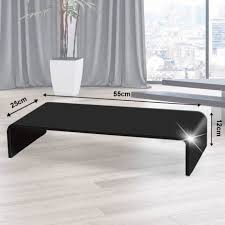 Die zwei großen schubladen bieten neuwertige wohnwand bestehend aus 4 teilen. Tv Schrank Aufsatz Glas Fernsehtisch Glasplatte Glastisch Schwarz Lackiert Hagen B153136 4