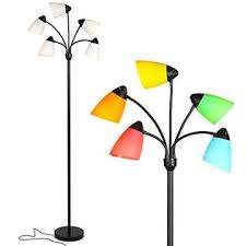 Brightech Medusa Led Floor Lamp Multi Head Adjustable Tall Pole Standing Reading Lamp For Living Room Bedroom Kids Room
