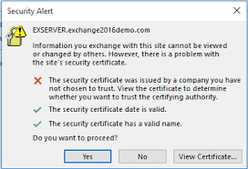 Redeem for a devil fruit notifier that lasts 4 hours. Certificate Warning In Outlook After Installing Exchange 2016