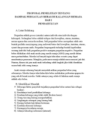 Kami mengulas bukti tentang kesan dan keselamatan antibiotik (bersendirian atau dalam sindrom dada akut adalah sebab utama penyakit dan kematian dalam kalangan orang dengan penyakit sel antibiotik untuk merawat pneumonia yang dijangkiti di luar hospital atau rumah jagaan dikalangan. Proposal Penelitian Bahasa Indonesia Tentang Pergaulan Bebas Di Kalangan Remaja