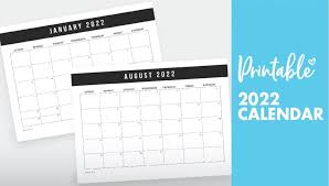 Select the orientation, year, paper size, the. Free Printable 2022 Calendar Template World Of Printables
