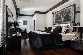 Black And White Bedroom Setup Chic And Stylish Black White Bedroom Decor Idea At Grand Bangkok Boulevard Sukhumvit White Bedroom Decor Black White Bedrooms New Room
