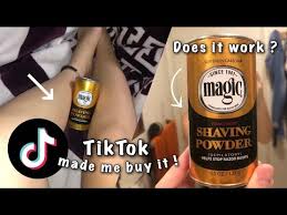 Wipe product off with washcloth. Magic Shaving Powder Review Does It Really Work Youtube