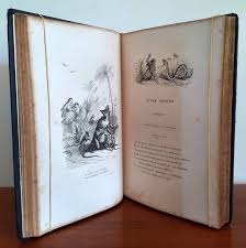 Fables de Florian, Suivies de Tobie et de Ruth, Grandville & Stahl, Garnier  Frères, 1851.