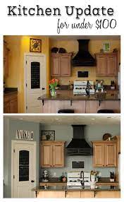 Kitchen Update For Under 100 Popular Kitchen Colors Updated Kitchen Kitchen Wall Colors