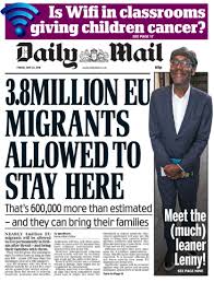 Covid and brexit are blamed for driving away thousands of. Daily Mail Says Migrants Caused Brexit News Uk