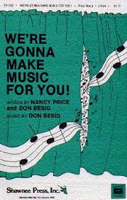 Accessible online from all browsers, adapted to touch screens, it allows to play multiple notes simultaneously. Download Don Besig We Re Gonna Make Music For You Partitions Pour Choeur En 2 Parties Accompagnement Piano Pdf