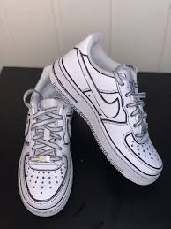 Air Force 1 X Sharpie Painted Nikes Sneakers Custom Shoes
