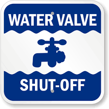 Stop check valve is a combination of a lift check valve and a globe valve. Water Valve Sign Safety Signs Sku K 9688