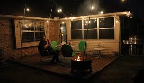 Outdoor Lighting How To Hang Patio Lights The Easy Way