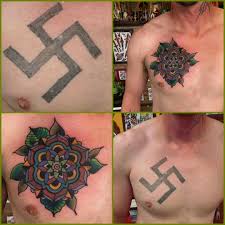An iron cross with a bible text inscribed around it is also a unique tattoo design. Eradicating Hatred Swastika Tattoo Cover Ups And More Tattoodo