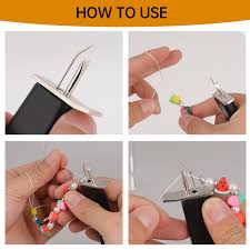 KALIONE Ferramenta de nó de contas para nós seguros, criar nós para fazer  joias, ferramenta de nó para colar, pulseira, fazer joias, ferramentas de  amarrar para miçangas para joias faça-você-mesmo | Amazon.com.br