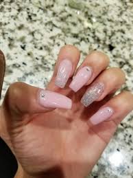 Coffin nails have a creepy name because they are shaped like a coffin, but because of their shape have lots of rooms for beautiful nail art! 29 To Consider For Light Pink Nails Acrylic Coffin Long 123 Sitihome Light Pink Acrylic Nails Pink Acrylic Nails Acrylic Nails Coffin Pink