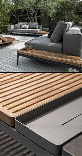 The Beauty Is In The Details Gloster Grid Modular Outdoor Furniture Combines Powder Coat A Used Outdoor Furniture Outdoor Furniture Wood Furniture Living Room