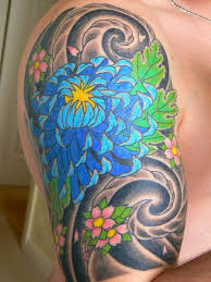 Japanese Chrysanthemum Tattoo Chrysanthemum Tattoo Chrysanthemum Flower Tattoo Peony Flower Tattoos