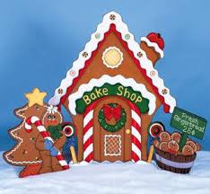 Christmas 3 Piece Gingerbread Bake Shop Wood Outdoor By Chardoman 175 00 Christmas Yard Art Christmas Yard Decorations Wooden Christmas Yard Decorations