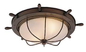 Shop from the world's largest selection and best deals for bronze flush mount chandeliers and ceiling fixtures. Nautical 15 In Outdoor Flush Mount Ceiling Light Antique Red Copper 7wm1 Lighting And Bulbs Unlimited