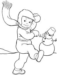 Coloringkidz Com Coloring Pages Winter Outdoor Activities Online Coloring Pages