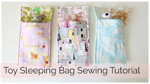 Ideal size for the stroller and very practical baby shower gift to make for new moms. How To Sew A Toy Sleeping Bag Youtube