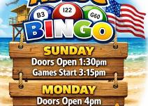 Community Fundraiser BINGO