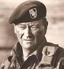 Col Kirby played by John Wayne in "The Green Berets"
