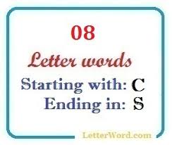 Letter p list of descriptive words that start with p. Eight Letter Words Starting With C And Ending In S Letterword Com