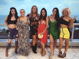 Nikki Brie Bella Lana Nia Jax Paige Natalya Wwe Girls Wrestling Divas Wwe Female Wrestlers