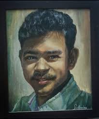 Acrylic...playing with colours..