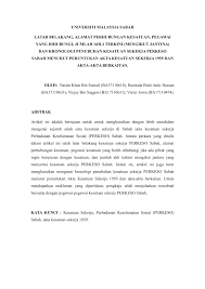 Latar belakang adalah dasar atau titik tolak untuk memberikan pemahaman kepada pembaca atau pendengar mengenai apa yang ingin kita sampaikan. Pdf Kesatuan Kakitangan Perkeso Sabah