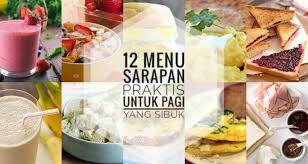 Ada beberapa menu sarapan pagi yang menjadi favorit orang indonesia. 12 Menu Sarapan Praktis Untuk Pagi Yang Sibuk Resepkoki Co