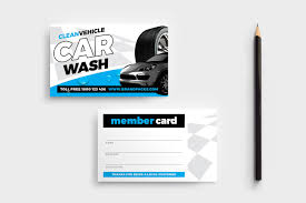 Make a lasting impression with quality cards that wow.dimensions: Car Wash Business Card Template In Psd Ai Vector Brandpacks