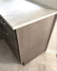 Showplace Hickory Cabinets With Rockport Gray Wash And Light Floor And Counter Kitchen Remodel Countertops Hickory Cabinets Kitchen Cabinetry