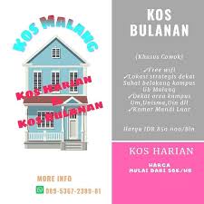 Update harga terkini mei 2021 komoditas, kamera, tv led, lampu, kulkas, ac, freezer, tiket, katalog promo, ponsel, smartphone, motor, mobil, sembako, elektronik dan lainnya. Kos Harian Malang In The Kos Malang Melayani Kos Bulanan Khusus Cowok Kos Harian Lokasi Strategis Malang Kota Dekat Area Kampus Dekat Mall Dekat Rs