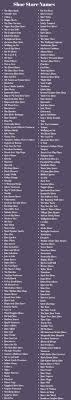 Nowadays we have a variety of clothes for particular events like marriages, family functions, office wears and so on. Shoe Store Names 400 Cool Names For Shoe Brands
