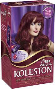 صبغة كوليستون لصبغ الشعر و تلوينه درجات اللون و الكتالوج و الاسعار اhair colors trendy hair colors koleston hair colors صبغ dyed hair wella koleston hair