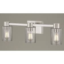 3 Light Seeded Glass Bathroom Light Satin Nickel 2103 09 Gl1041c Destination Lighting Glass Bathroom Bathroom Lighting Modern Bathroom Light Fixtures