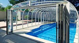 5 Elegant Swimming Pool Enclosure With Stunning Design Schwimmbaduberdachung Schwimmbecken Pool Ideen